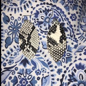 Snake Skin Earrings